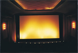 Das Capitol hatte eine große, aber für Cinemascope zu schmale Leinwand